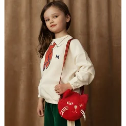 Scarf Sweatshirt Offwhite>Mini Rodini New