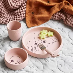 Sea Friends Middagsset I Silikon Powder><noscript><img width=