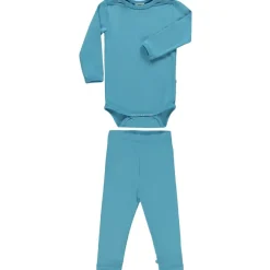 Set Torso Med Leggings Blue Grotto>Småfolk Outlet