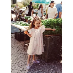 Shanti Klänning Pink Bouquet Stripes><noscript><img width=