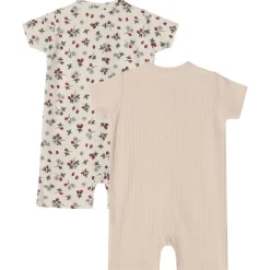 Sixten GOTS 2-pack Mönstrade Rompers Wild Strawberry>Buddy & Hope Discount