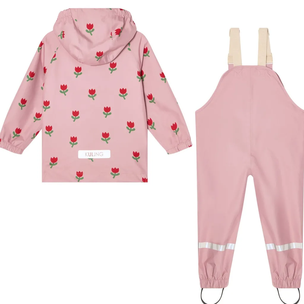Skagen Andningsbart Regnställ Pink Tulips>Kuling Online