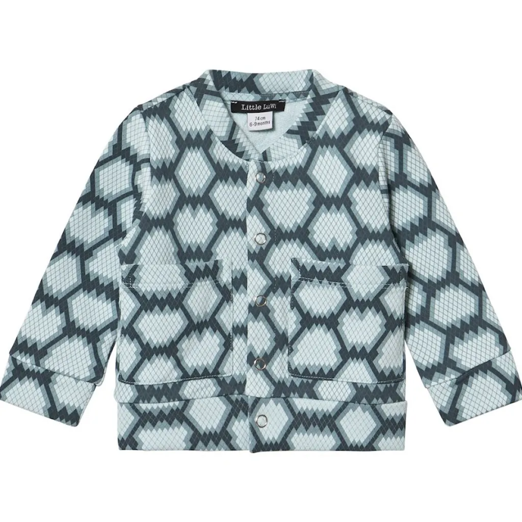 Snake Bomber Jacka Blå>Little LuWi Clearance