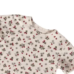 Sofia GOTS Mönstrat Nattlinne Wild Strawberry><noscript><img width=