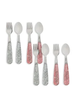 Sparkly 8-pack Bestick Sparkling Blush Sparkling Blue>Konges Sløjd
