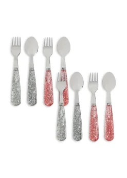 Sparkly 8-pack Bestick Sparkling Blush Sparkling Blue>Konges Sløjd