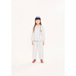 Square Pocket Jeans Soft Pink Stripe>Wynken New