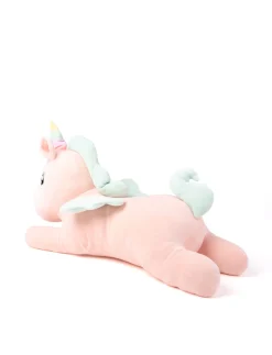 Squeezie Stor Liggande Enhörning Pink><noscript><img width=