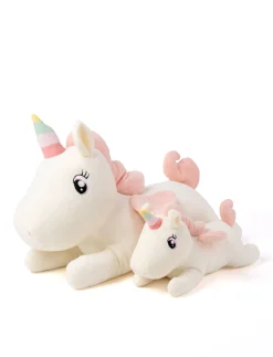 Squeezie Stor Liggande Enhörning White><noscript><img width=