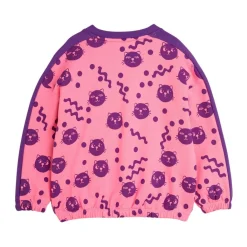 Squiggly Cats Sweatshirt Pink><noscript><img width=