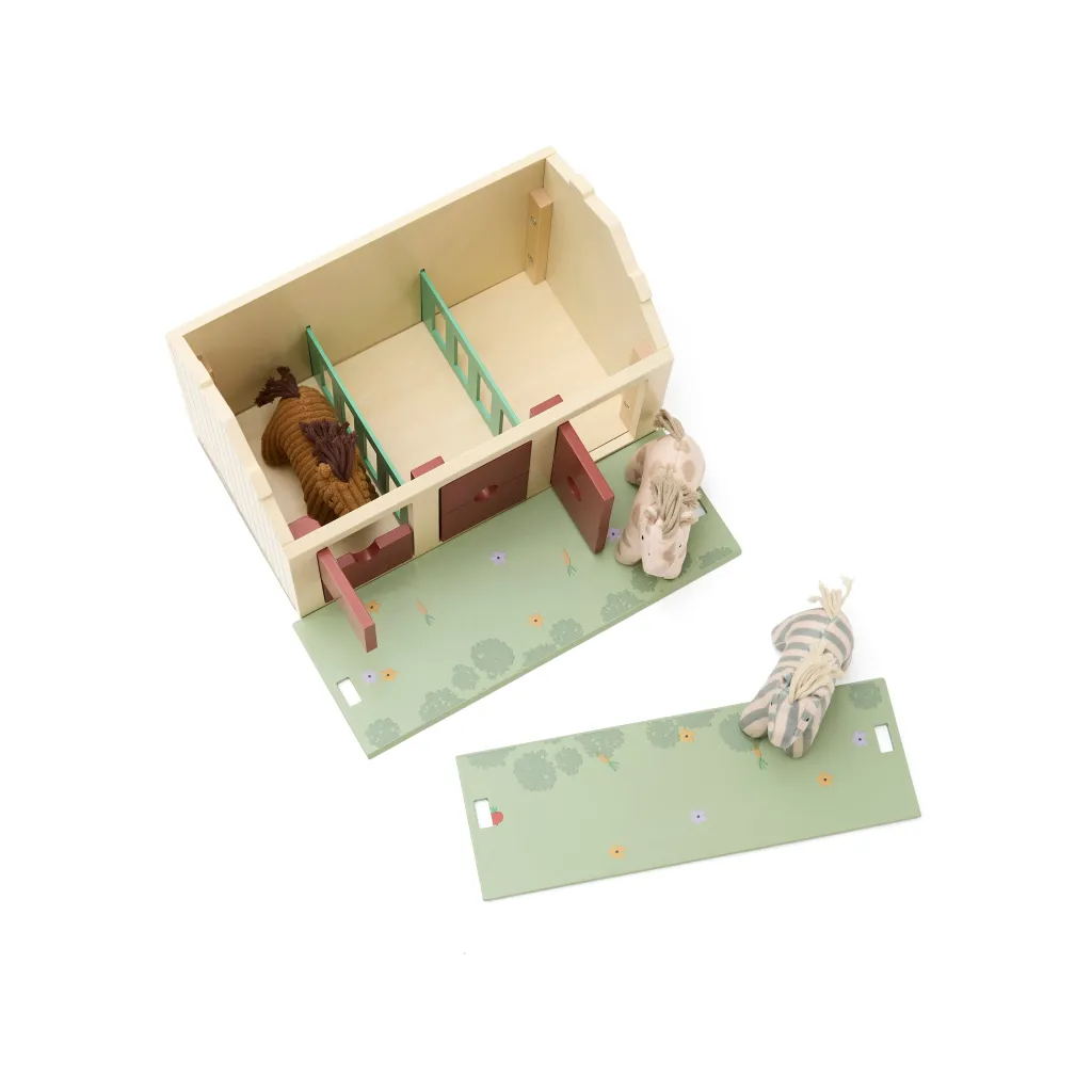 Stall Med Hästar Leksaksset>Kid's Concept