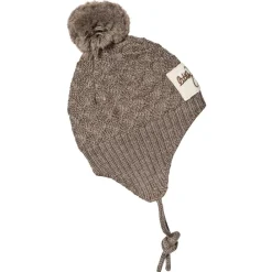 Stickad Mössa Wood Brown>Little Jalo New