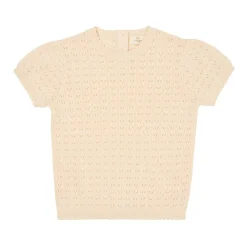 Stickad Pointelleblus Cream>Copenhagen Colors Discount