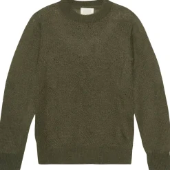 Stickad Tröja Olive Night>Creamie Online