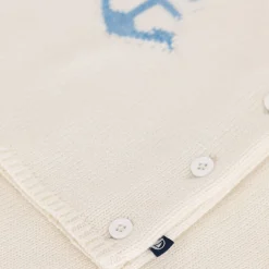 Stickat 2-delat Klädset I Ull Och Bomull Marshmallow><noscript><img width=