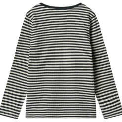 Stig Långärmad T-shirt Navy Rib Stripe><noscript><img width=