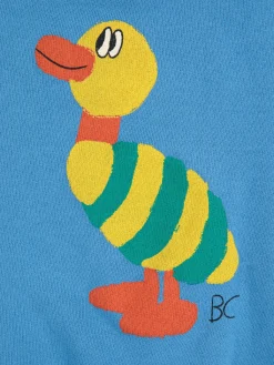 Striped Duck Sweatshirt Blue><noscript><img width=