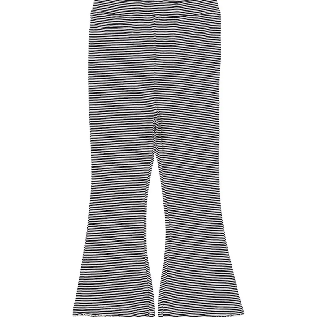 Striped Flare Pant Navy/Cream Stripe>Copenhagen Colors Hot