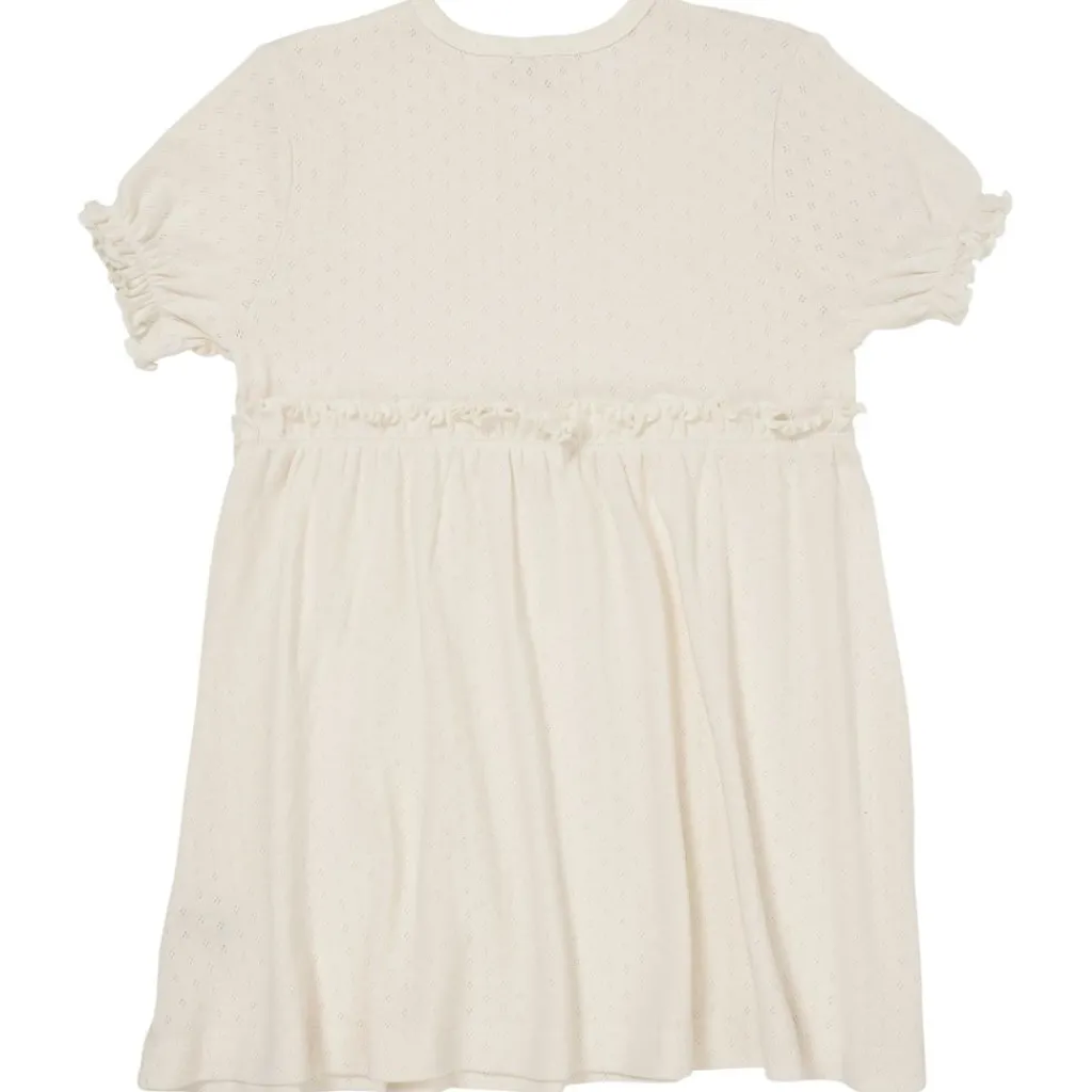 Summer Pointelle-klänning Cream>Copenhagen Colors Clearance