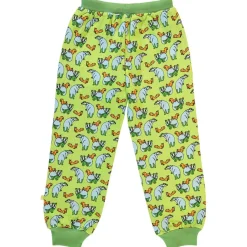Sweatpants with badger and squirrel Pear Green><noscript><img width=