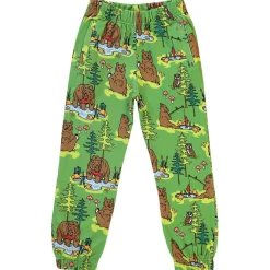 Sweatpants with bears Moss Green>Småfolk Best