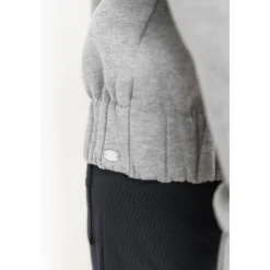 Sweatshirt med blomkrage Heather Grey><noscript><img width=