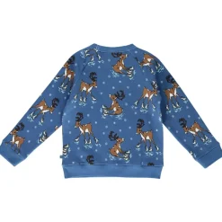 Sweatshirt with reindeer Federal Blue Federal Reindeer Sweatshirt i Federal Blue><noscript><img width=