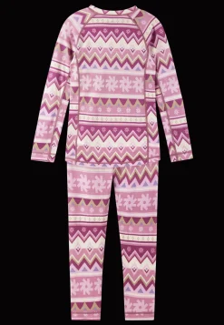 Taitoa Underställsset I Ull Grey Pink><noscript><img width=