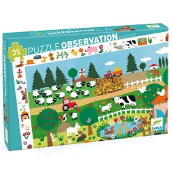 The Farm 2-i-1-pussel Och Observationsspel>Djeco Sale