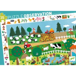 The Farm 2-i-1-pussel Och Observationsspel><noscript><img width=