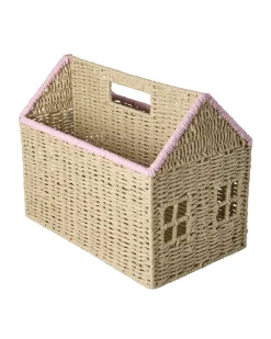 Tidskriftshållare Av Pappersrep Pink>RICE Sale