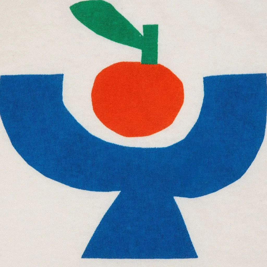 Tomato Plate Croppad T-shirt Naturvit>Bobo Choses Hot