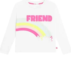 T-shirt Med Tryck Elfenbensvit>Billieblush Hot