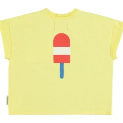 T-shirt Med Tryck Gul>Piupiuchick Discount
