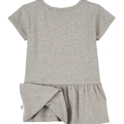 T-shirt Med Volang Grå Melange>A Happy Brand