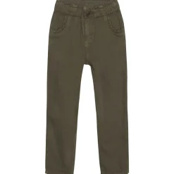 Twill Byxor Olive Night>Minymo Clearance