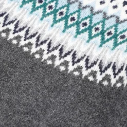 Ullstickad tröja Heather Antracit Grå><noscript><img width=