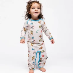 Ulm Långärmad Babydräkt Med Juldekorationer Vit Vanilla><noscript><img width=