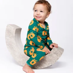 Ulm Long-Sleeved Baby Suit with Apples Cedar tree><noscript><img width=