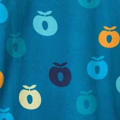 Ulm Pants For Baby with Apples Solid blue><noscript><img width=
