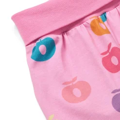 Ulm Pants For Baby with Apples Pink lilac><noscript><img width=