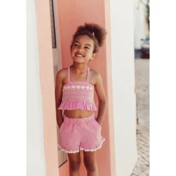Vallaloid Shorts Pink Fragola Vichy><noscript><img width=