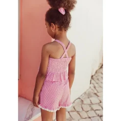 Vallaloid Shorts Pink Fragola Vichy><noscript><img width=