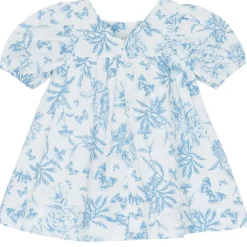 Vardagsklänning i Blueberry med blommigt mönster><noscript><img width=
