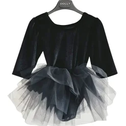 Velvet Planet Tutu Klänning Black>DOLLY by Le Petit Tom Outlet
