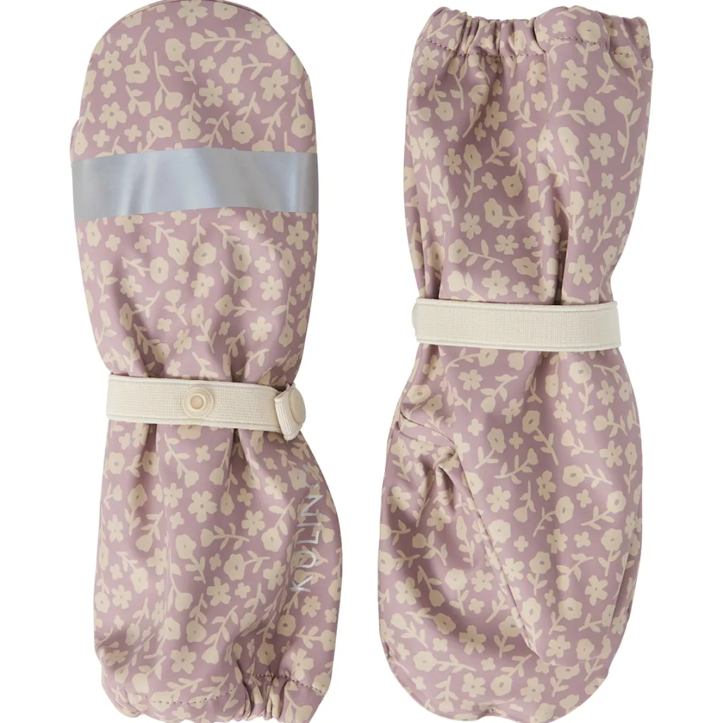 Vilnius Fodrade Regnvantar Purple Mauve Flower>Kuling Sale