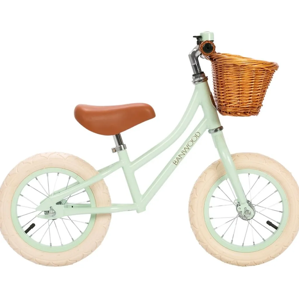 Vintage 12" Springcykel Mintgrön>Banwood Outlet