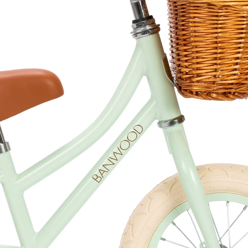 Vintage 12" Springcykel Mintgrön>Banwood Outlet