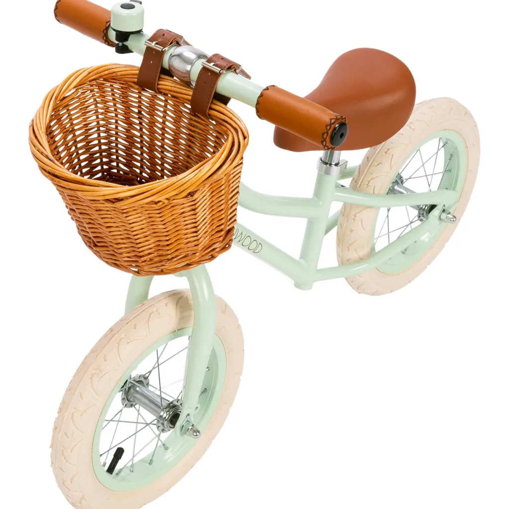 Vintage 12" Springcykel Mintgrön>Banwood Outlet