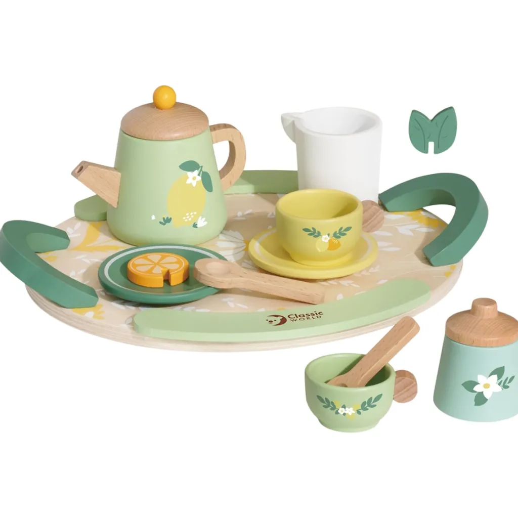 Vintage Afternoon Tea Set Grön>Classic World Discount